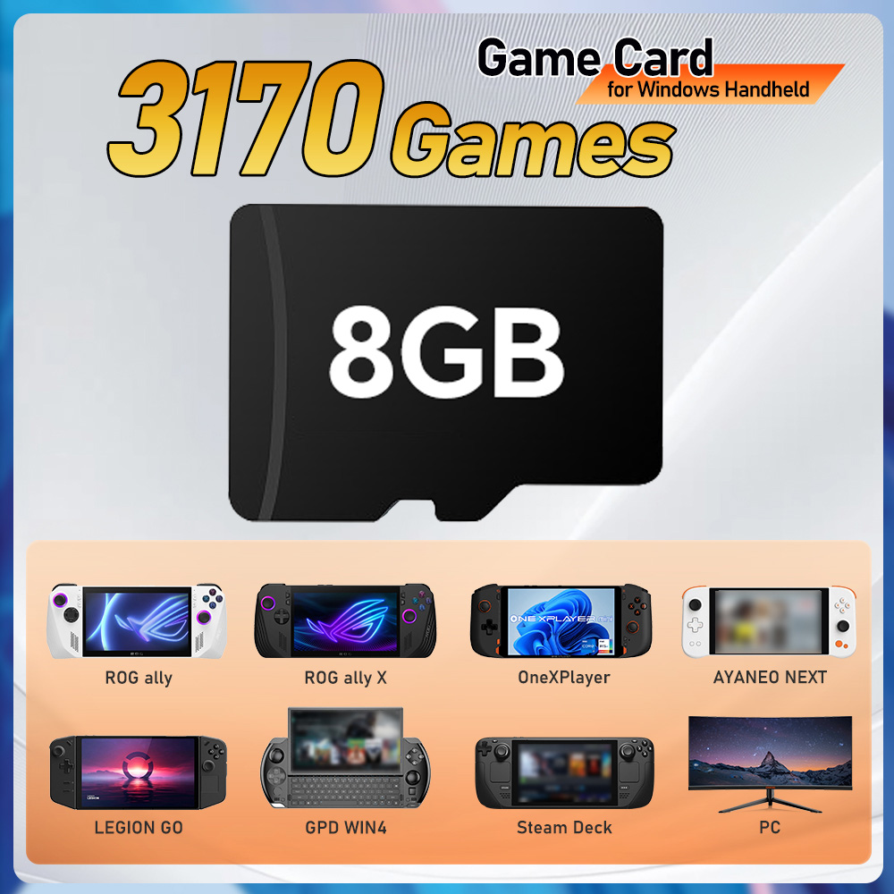 Board Game Steam - การ์ดเกม Retrobat 3170 เกมสําหรับ ROG Ally/LEGION