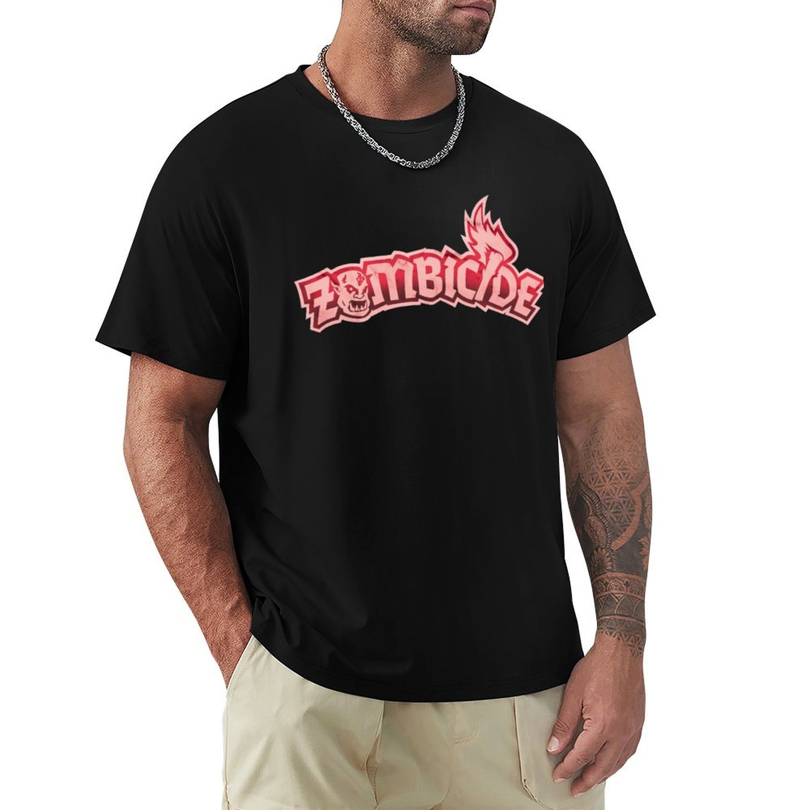 Board Game Zombicide - เสื้อยืดเกมกระดาน Zombicide เสื้อยืดลายเรียบง่ายสำหรับเทศกาล