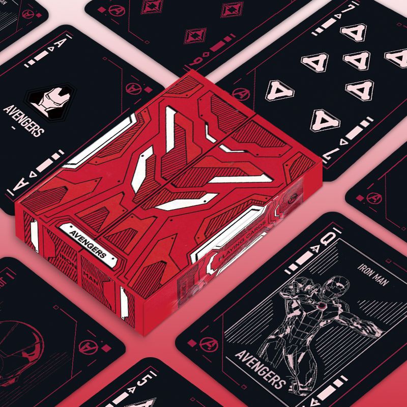 Board Game Table - 54 ชิ้น การ์ตูนไอรอนแมน ไพ่ความละเอียดสูง เกมกระดานสำหรับครอบครัว ของเล่นแข่งขัน