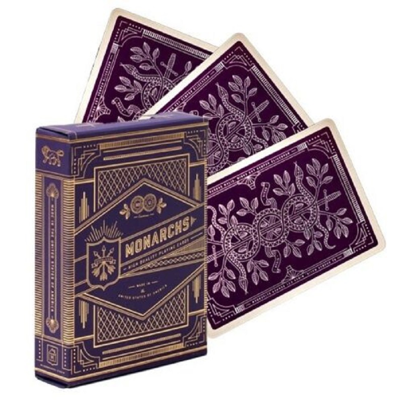 Board Game Viral - สีม่วง Monarch เล่นไพ่โดย Theory11 Monarchs Deck