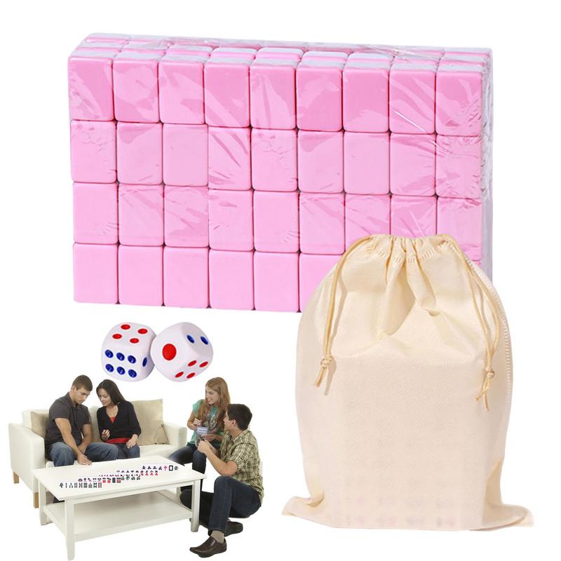 Board Game Master - Mahjong ชุดบอร์ดเกมขนาดใหญ่แบบพกพาตารางเกมเรซินเมลามีน146 Mahjong กระเบื้องสำหรับสันทนาการเวลา