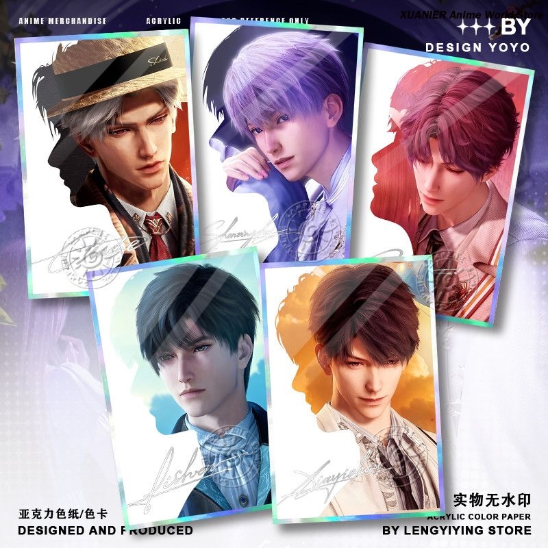 Board Game Is - กระดาษอะคริลิคสีสันสดใส Love and Deepspace Rafayel Xavier