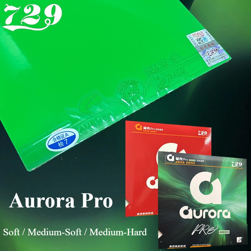 Board Game Table - ยางปิงปอง 729 Friendship Aurora Pro Green
