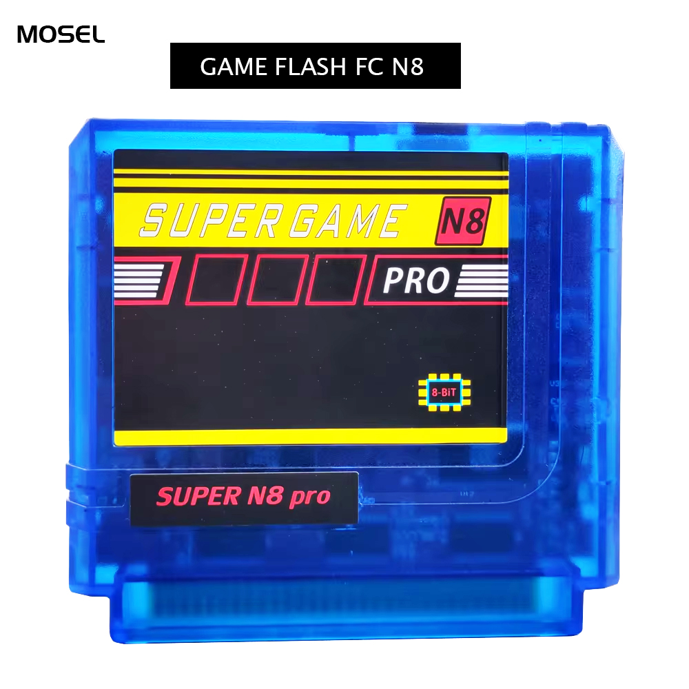 Board Game Video Games - เกม Mosel flash FC N8 การ์ดวิดีโอเกมย้อนยุคเวอร์ชั่นจีนเหมาะสําหรับคอนโซลเกม