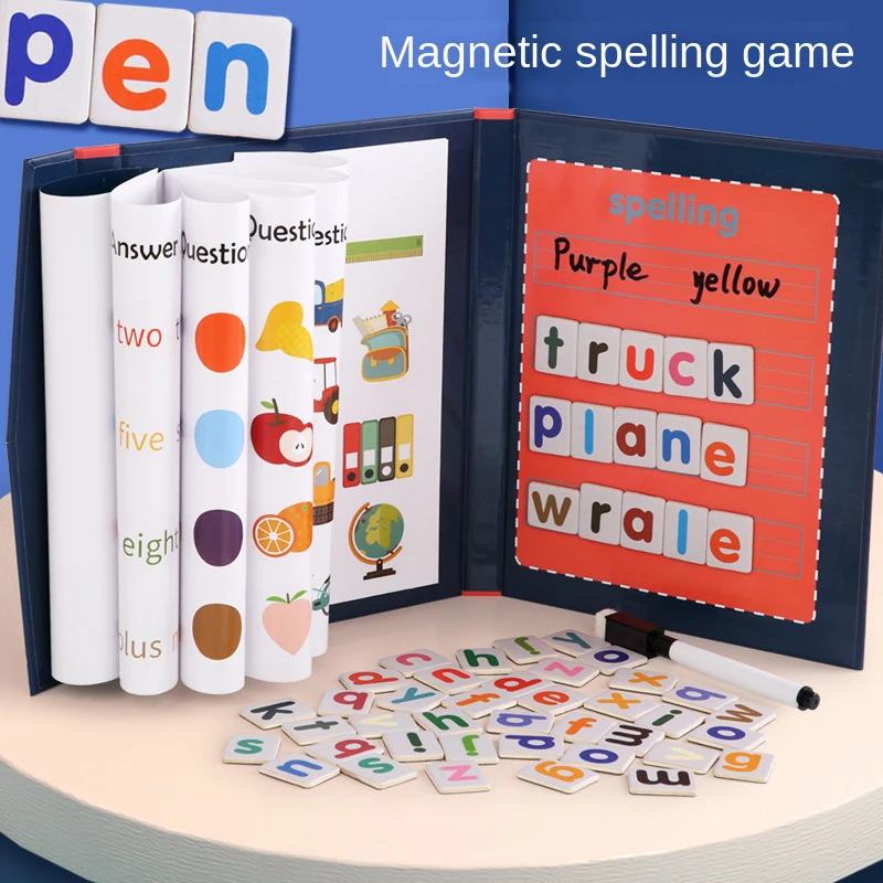 ตัวต่อแม่เหล็กอักษรภาษาอังกฤษ  - Board Game English For Kids บทวิจารณ์และราคา