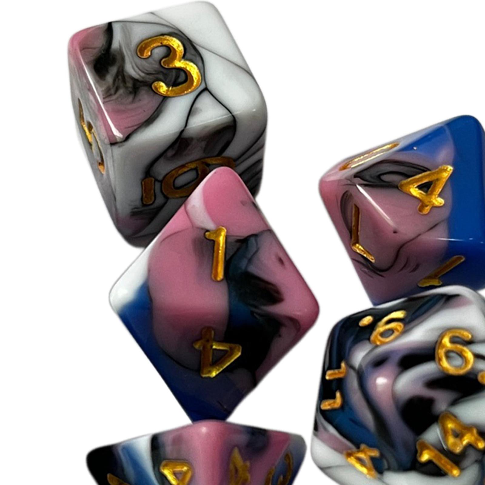 ลูกเต๋าอะคริลิกแกะสลักหลายเหลี - Board Game Roleplay บทวิจารณ์และราคา