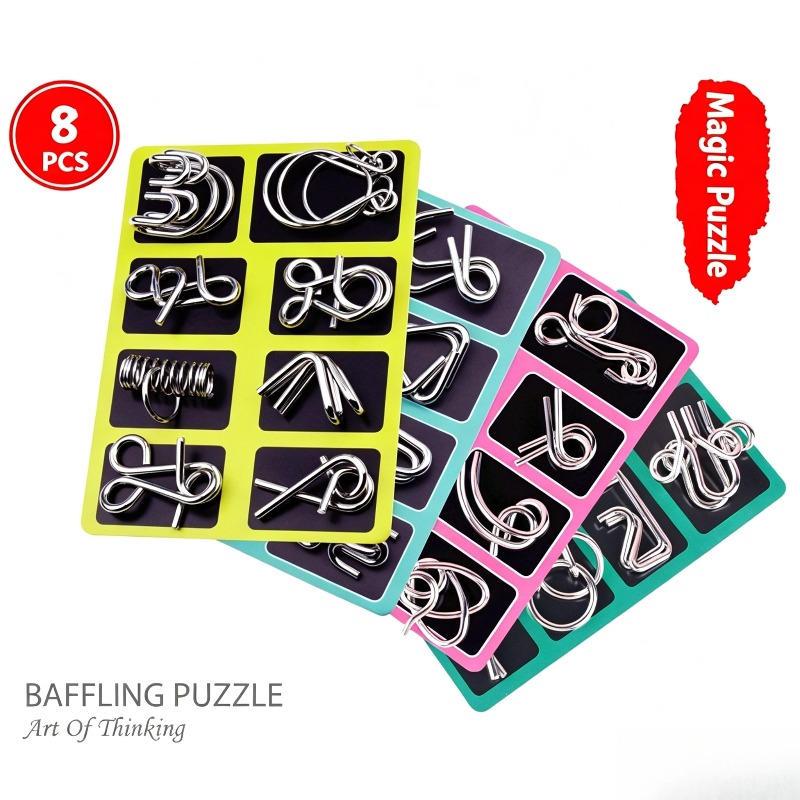 ชุดปริศนาโลหะ 8 ชิ้น เกมฝึกสมอ - Board Game Enthusiast บทวิจารณ์และราคา