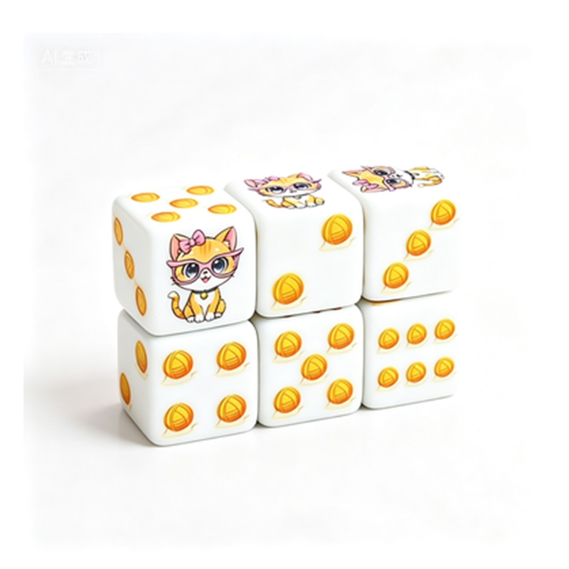 6 ชิ้น ชุดลูกเต๋าโพลีเฮดรัลลาย - Board Game Arena บทวิจารณ์และราคา