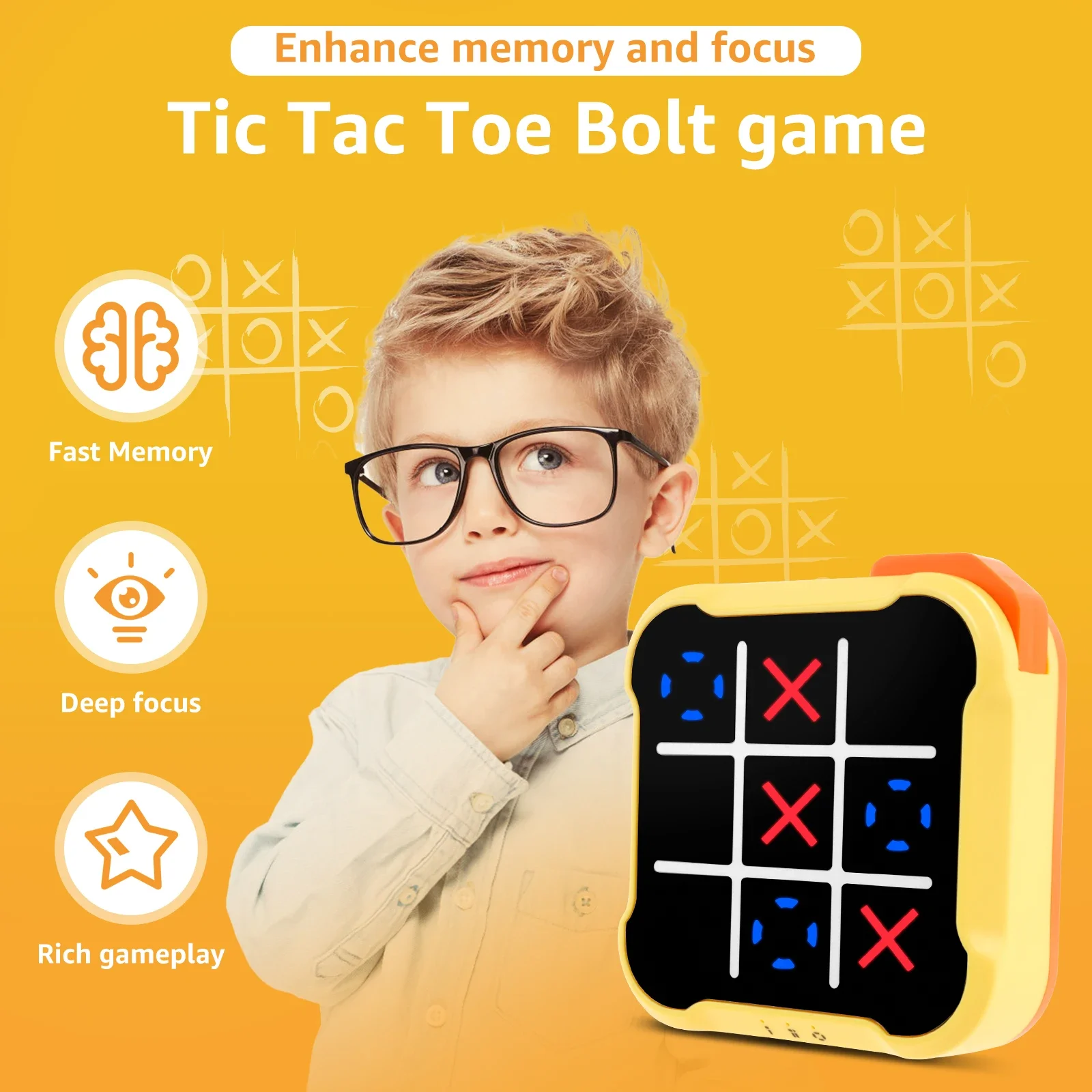 3in1 อิเล็กทรอนิกส์ TIC-TAC-TO - Board Game English For Kids บทวิจารณ์และราคา