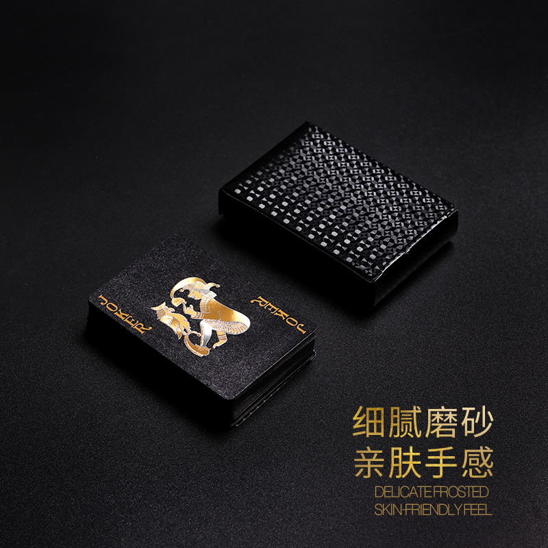 Black Pokers การ์ดพลาสติกคุณภา - Board Game Viral บทวิจารณ์และราคา