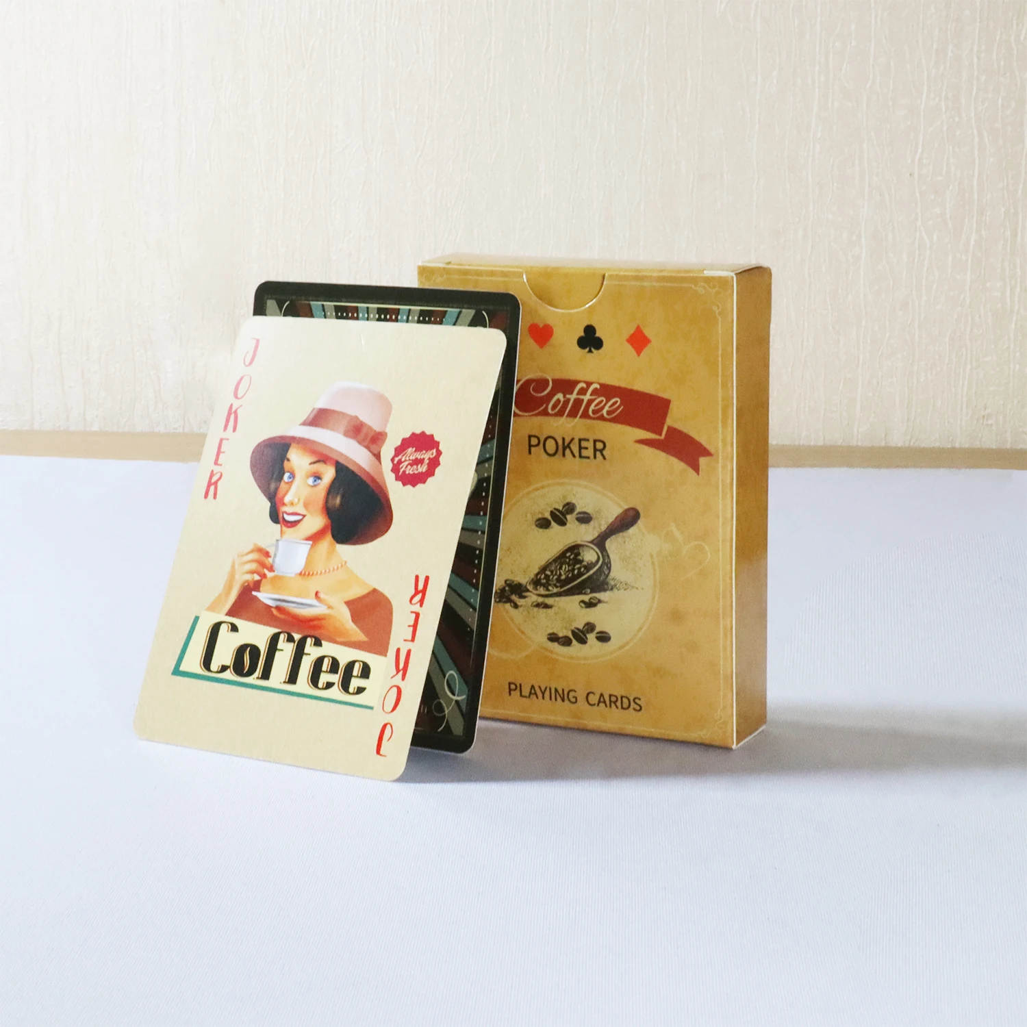 กาแฟกระดาษเล่นไพ่สไตล์วินเทจ 5 - Board Game Viral บทวิจารณ์และราคา