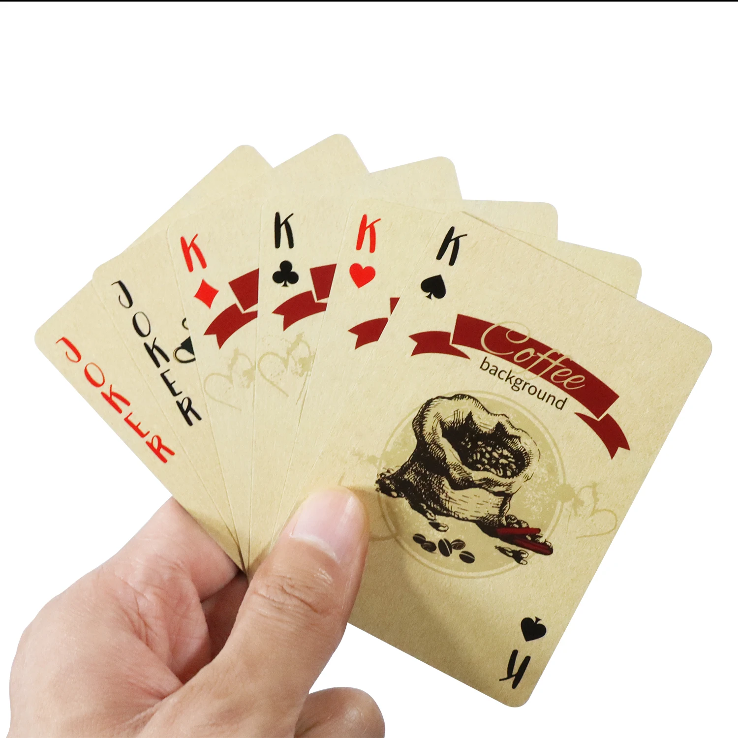 กาแฟกระดาษเล่นไพ่สไตล์วินเทจ 5 - Board Game Viral บทวิจารณ์และราคา