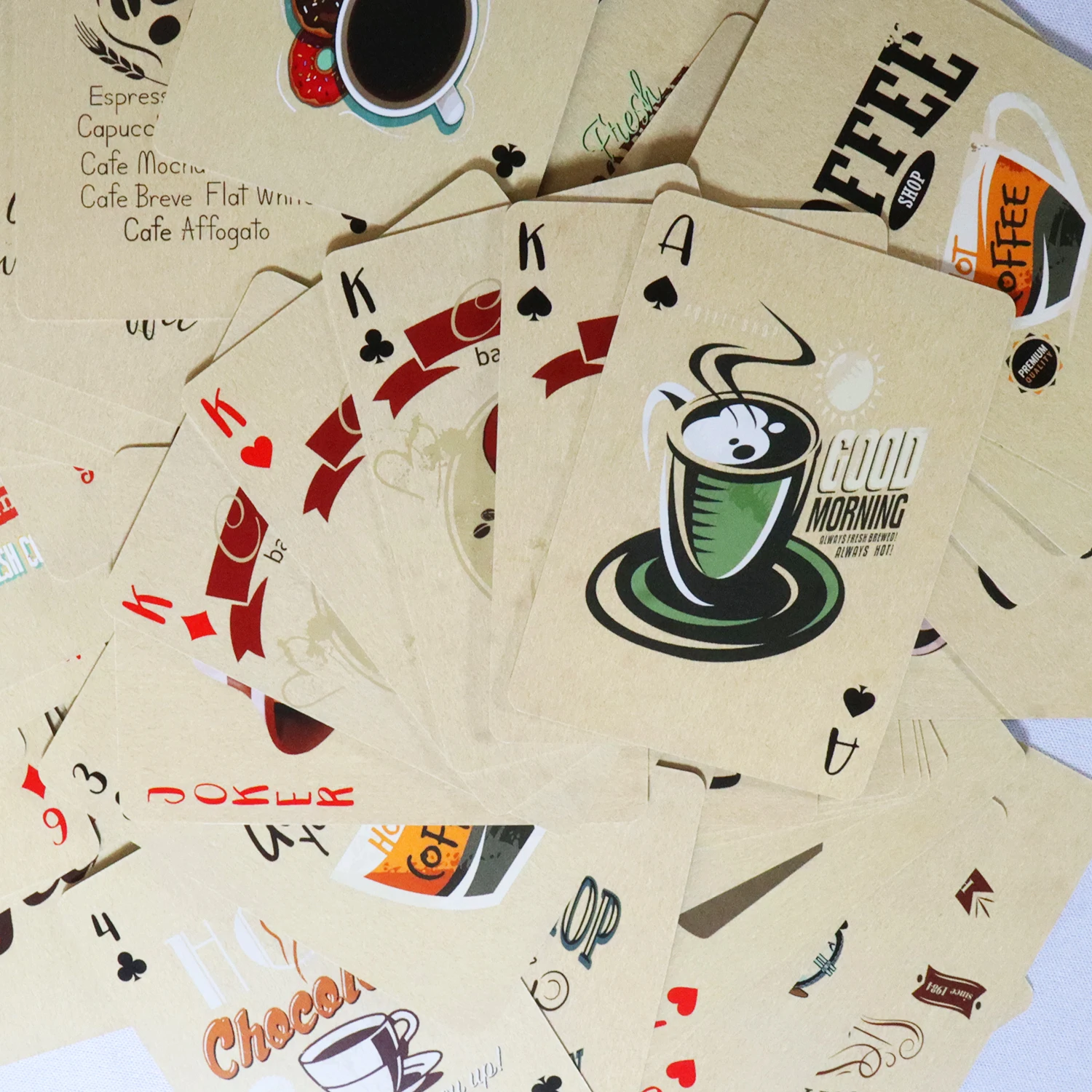 กาแฟกระดาษเล่นไพ่สไตล์วินเทจ 5 - Board Game Viral บทวิจารณ์และราคา