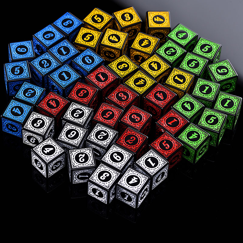 10 ชิ้น/เซ็ตชุดลูกเต๋าอะคริลิค - Board Game Viral บทวิจารณ์และราคา