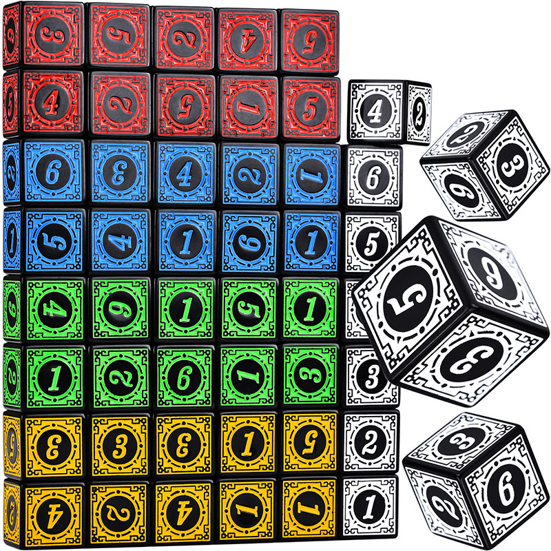 10 ชิ้น/เซ็ตชุดลูกเต๋าอะคริลิค - Board Game Viral บทวิจารณ์และราคา