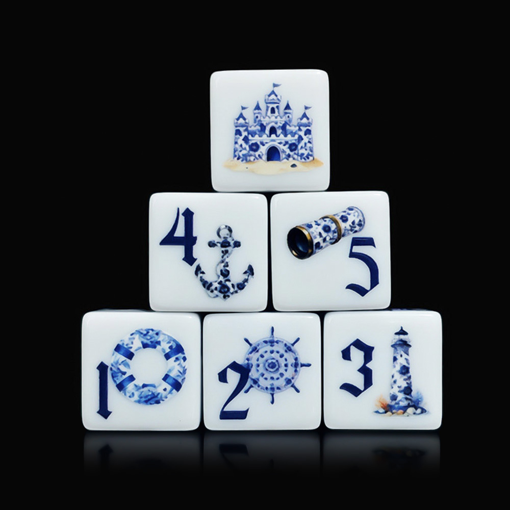 ลูกเต๋าอะคริลิก D6 ขนาด 16 มม. - Board Game Arena บทวิจารณ์และราคา