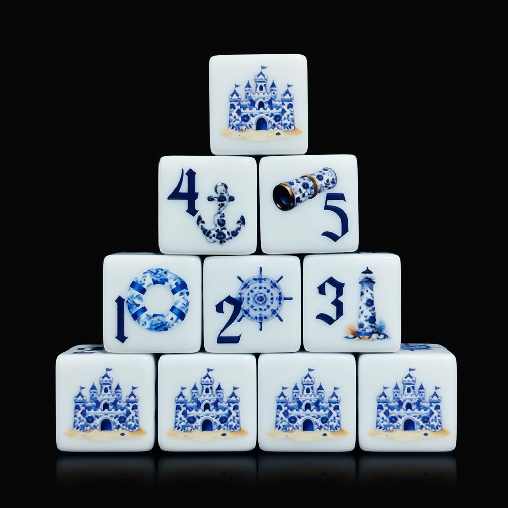 ลูกเต๋าอะคริลิก D6 ขนาด 16 มม. - Board Game Arena บทวิจารณ์และราคา