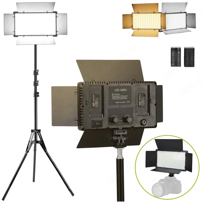 U800 U600 LED Photo Studio แฟล - Board Game Video Games บทวิจารณ์และราคา